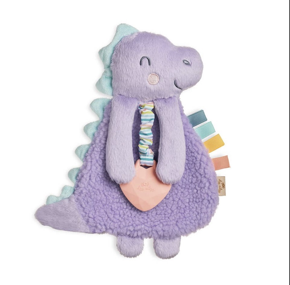 Itzy Ritzy Friends Lovey Teether- Dempsey The Dino