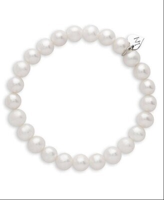 Lily Nily Freshwater Pearl Strand Stretch Bracelet*