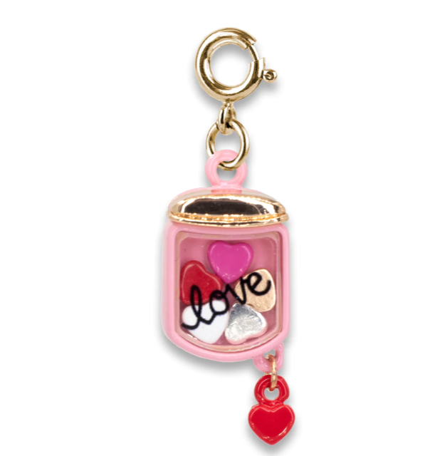 Charm It Gold Jar Of Hearts Shaker Charm CICC1447*