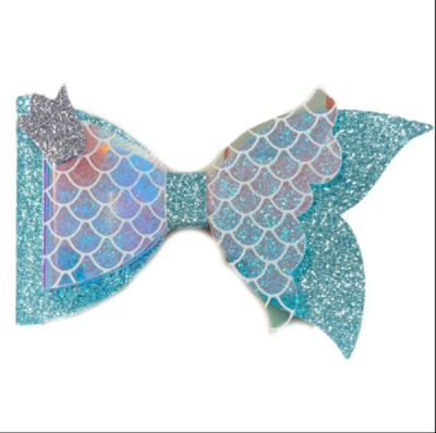 Sweet Wink Mermaid Bow Hair Clip