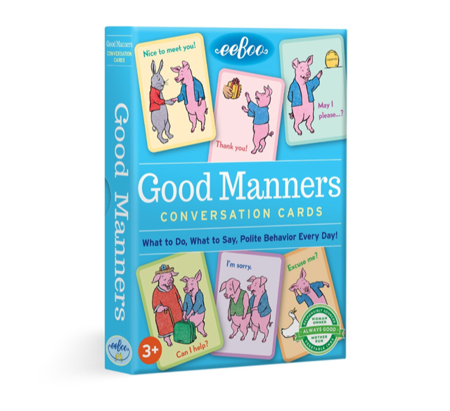 eeBoo Good Manners Conversation Cards