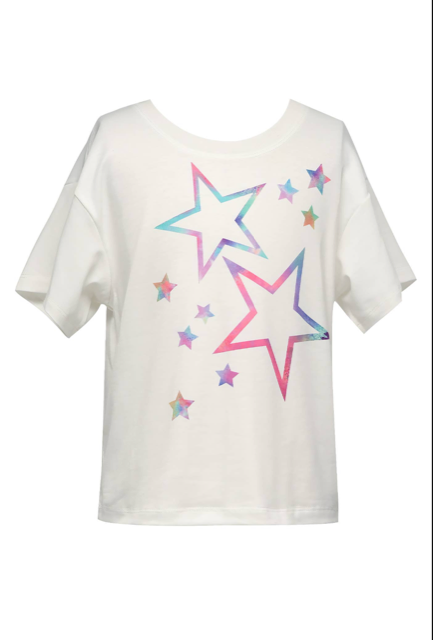 Hannah Banana Girls Tie Dye Star SS T-Shirt 82