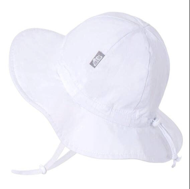 Jan & Jul Cotton Floppy Hat- White