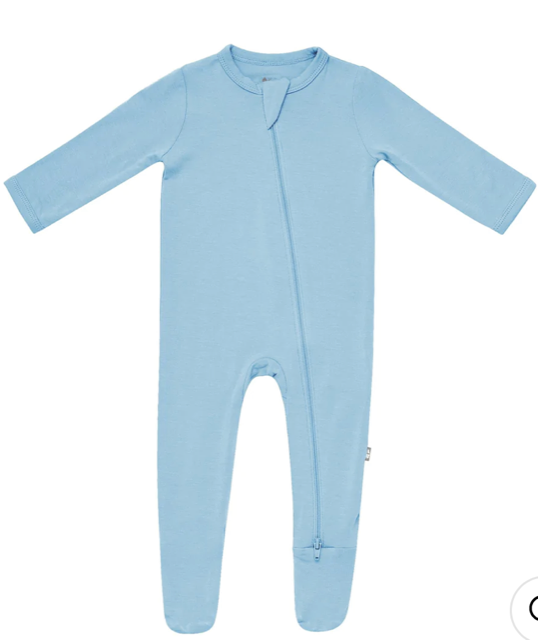 Kyte Zippered Footie - Stream