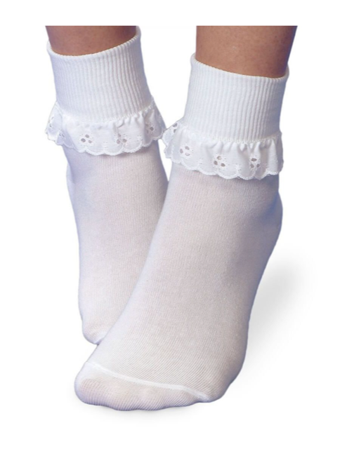 Jefferies Eyelet Sock Shoe Size 6-11 2154
