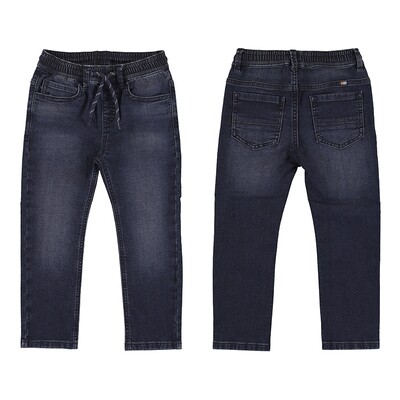 Mayoral Boy Soft Blue Denim Jogger Pants 4598*