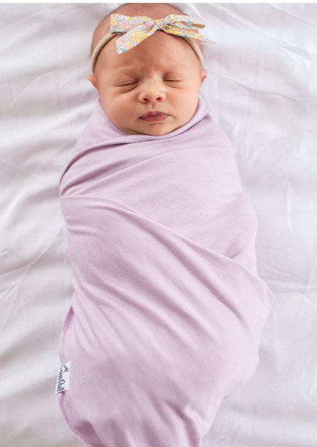 Copper Pearl Knit Swaddle Blanket- Lily