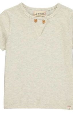 Me &amp; Henry Boys Schooner Tee Grey HB834c*