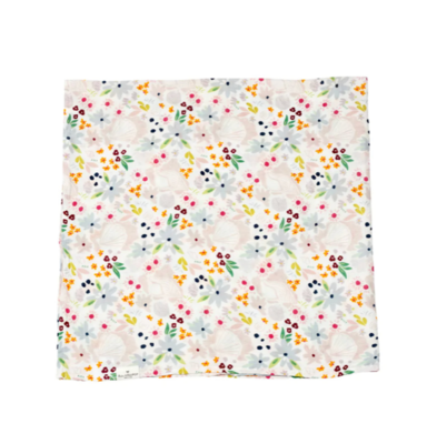 Loulou Lollipop Muslin Swaddle- Shell Floral