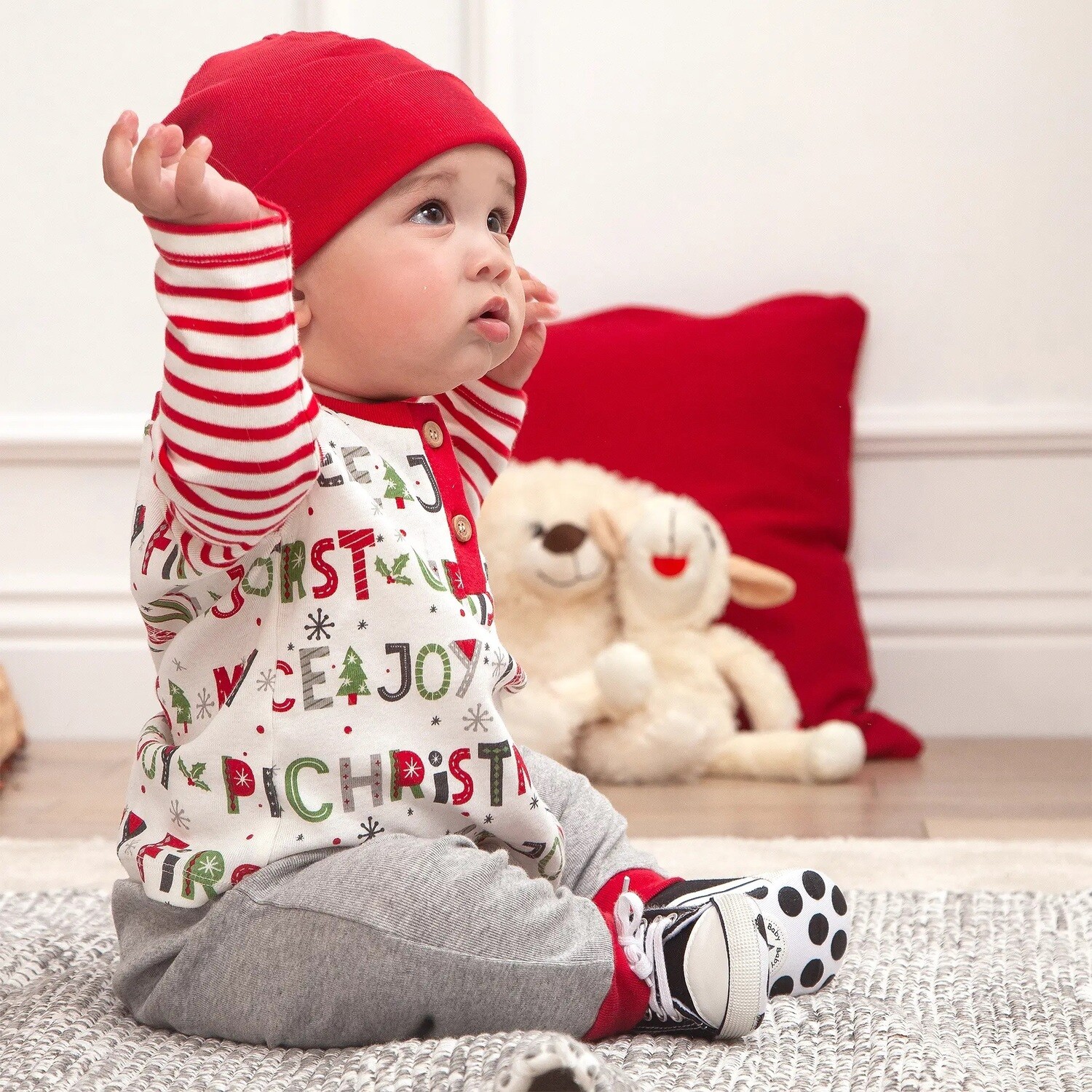 Tesa Babe Baby Boy Peace-Love-Joy Tee &amp; Pants*