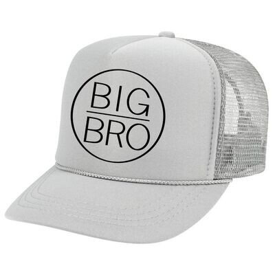 Sweet Wink Big Bro Trucker Hat Gray OS