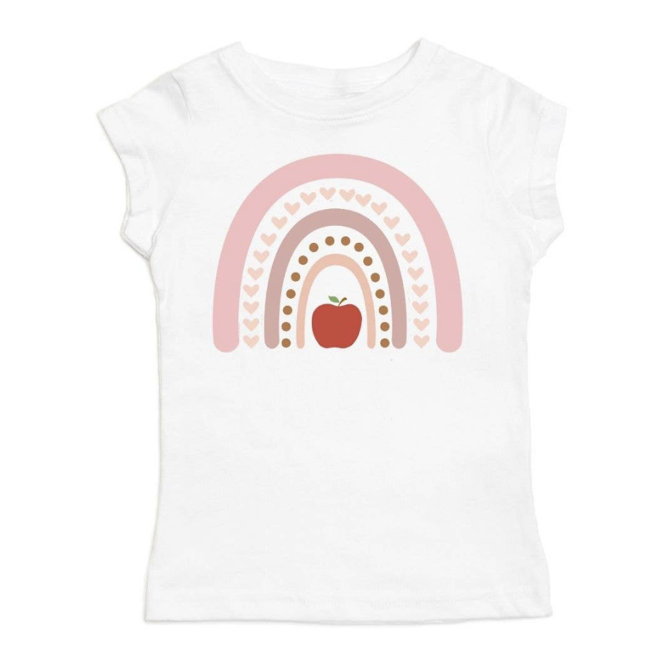 Sweet Wink Apple Rainbow S/S Shirt Back To School 