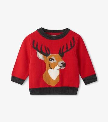 Hatley Baby Boy Holiday Stag Sweater 97*