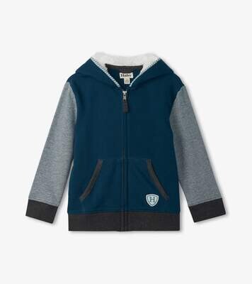 Hatley Boy Winter Zip Sherpa Lined Hoodie 78*