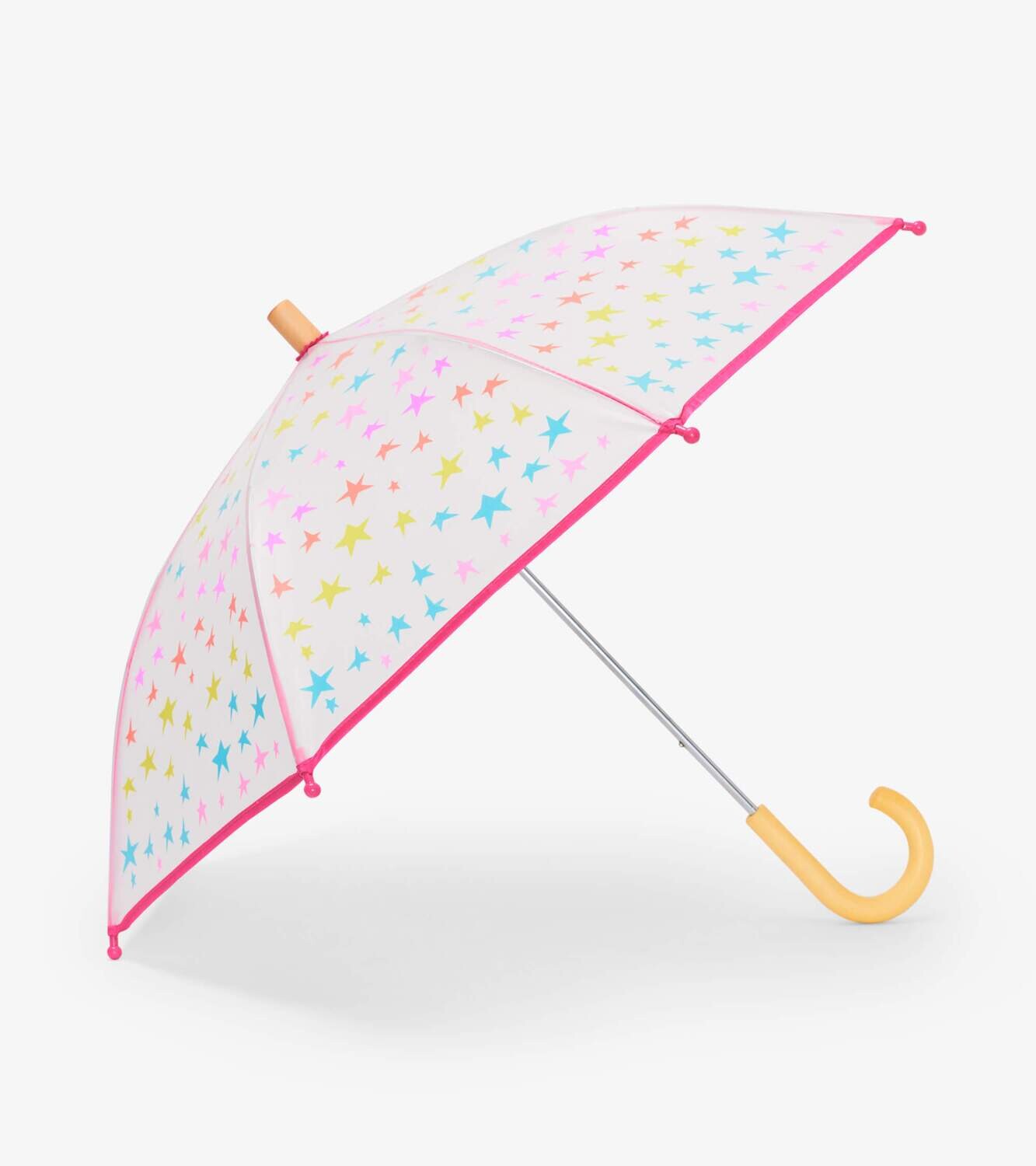 Hatley Rainbow Stars Clear Umbrella 21