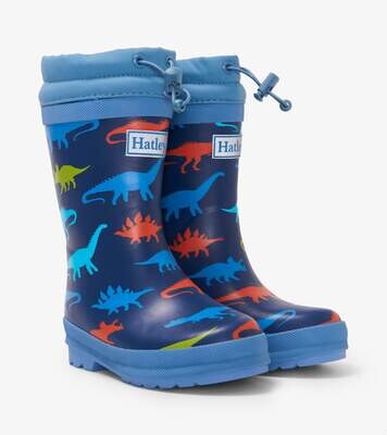 Hatley Dino Silhouettes Sherpa Lined Rain Boots 69