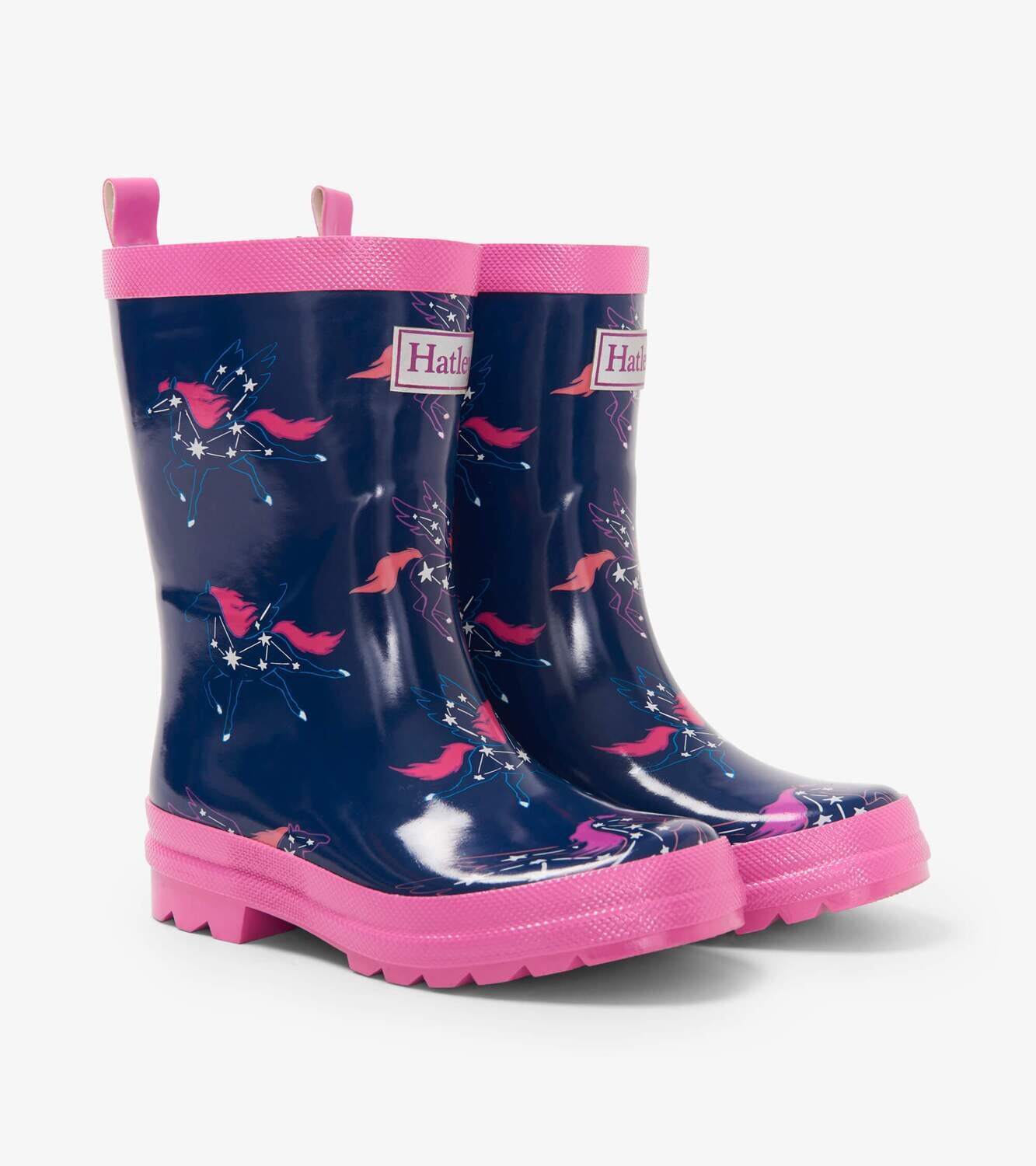 Hatley Pegasus Constellations Shiny Rain Boots 366