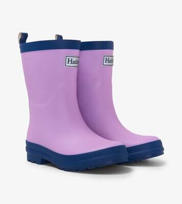 Hatley Girls Lilac Matte Rain Boots 1367