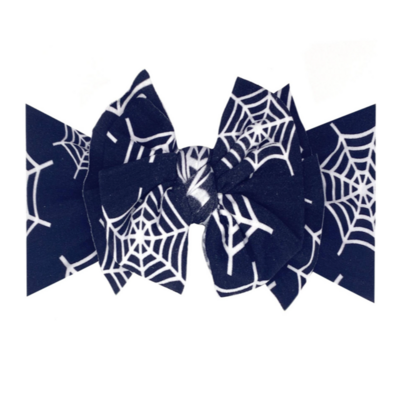 Baby Bling Printed Fab Bow - Web