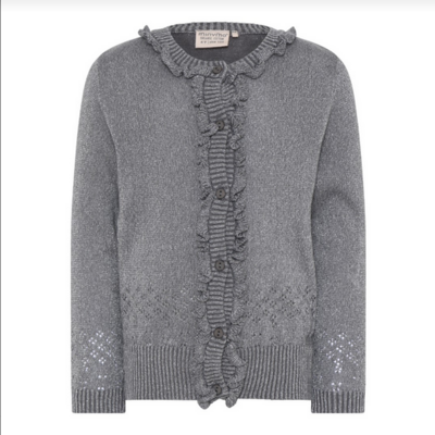 Minymo Girls Smoked Pearl Knit Cardigan 017*