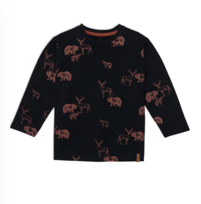 Deux Par Deux Boy Jersey Animal Shirt U71