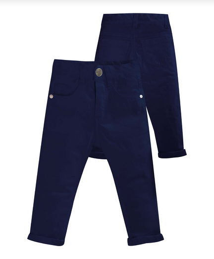 EMC Boys Stretch Twill  Navy Pants 6843*
