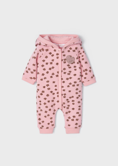 Mayoral Baby Girl One-Piece with hoodie 2603