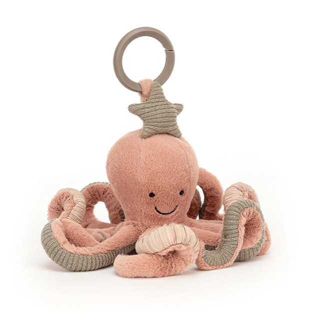 Jellycat Odell Octopus Activity Toy