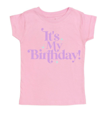 Sweet Wink It&#39;s My Birthday S/S Shirt Lt. Pink*