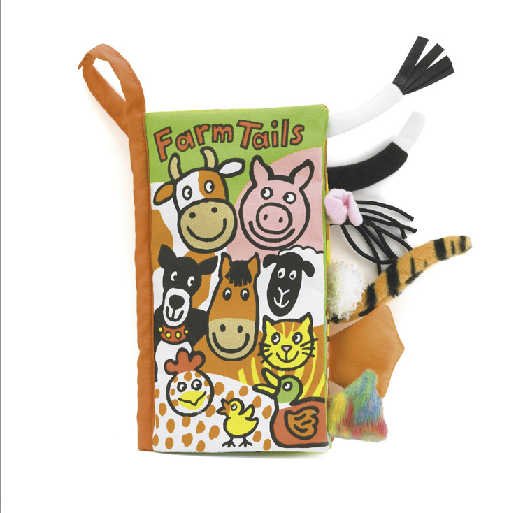 JellyCat Farm Tails Book