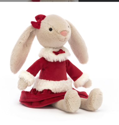 Jellycat Lottie Bunny Festive