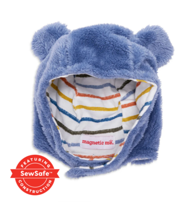 Magnetic Me Winter Sky Stripe Minky Hat 54021*