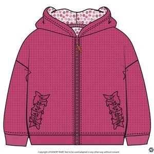 Oliver &amp; Rain Baby Girl Raspberry Jacket 349*