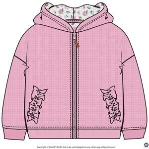 Oliver &amp; Rain Baby Girl Floral Pink Jacket 328*