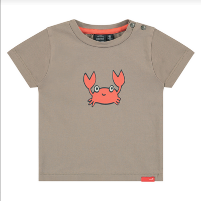 Babyface Baby Boys Crab Taupe S/S T-Shirt 7639*