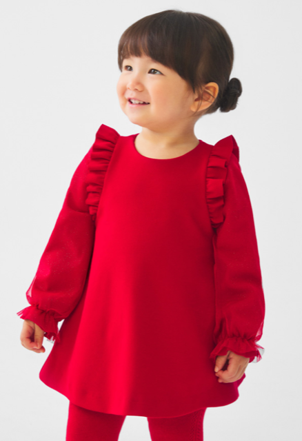 Abel & Lula Baby Girl Knitted Dress 5515