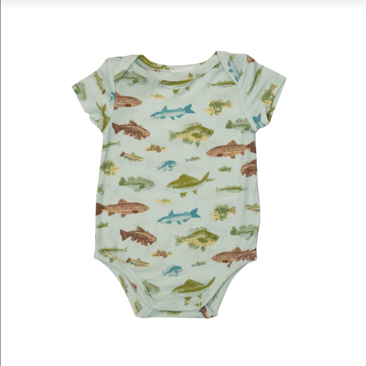 Angel Dear Baby Boys Freshwater Fish Bodysuit 156