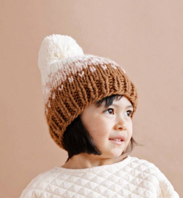  Blueberry Hill Nell Stripe Hat Blush/Walnut*