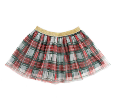 Sweet Wink Christmas Plaid Tutu *