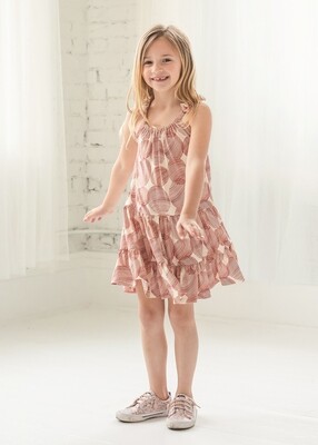 Mabel &amp; Honey Girls Red Rock Knit Dress 5950