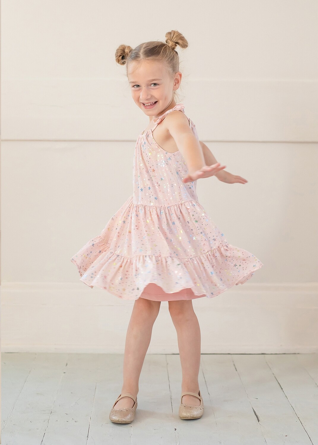 Isobella & Chloe Girls Summer Sparkle Dress 5911