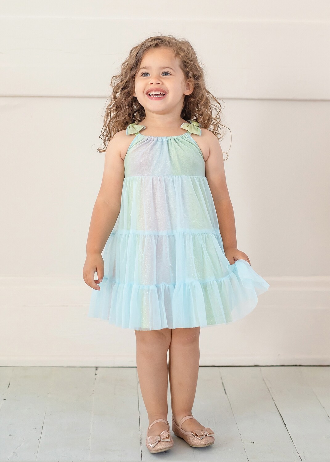 Isobella & Chloe Girls Summer Sparkle Dress 5912
