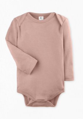 Colored Organics L/S Classic Bodysuit - Blush