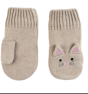 Zoocchini Knit Mittens - Kallie the Kitten*