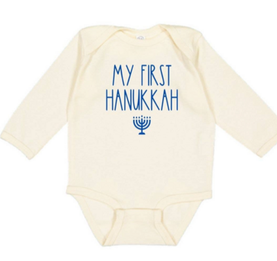 Sweet Wink My First Hanukkah L/S Bodysuit