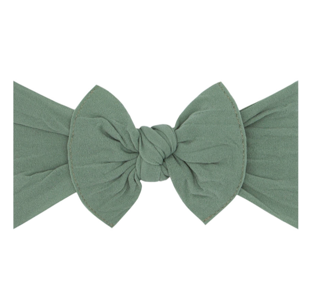 Baby Bling Knot Bow - Sage