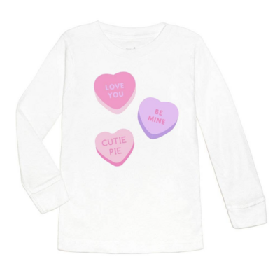 Sweet Wink Be Mine L/S Shirt- White *