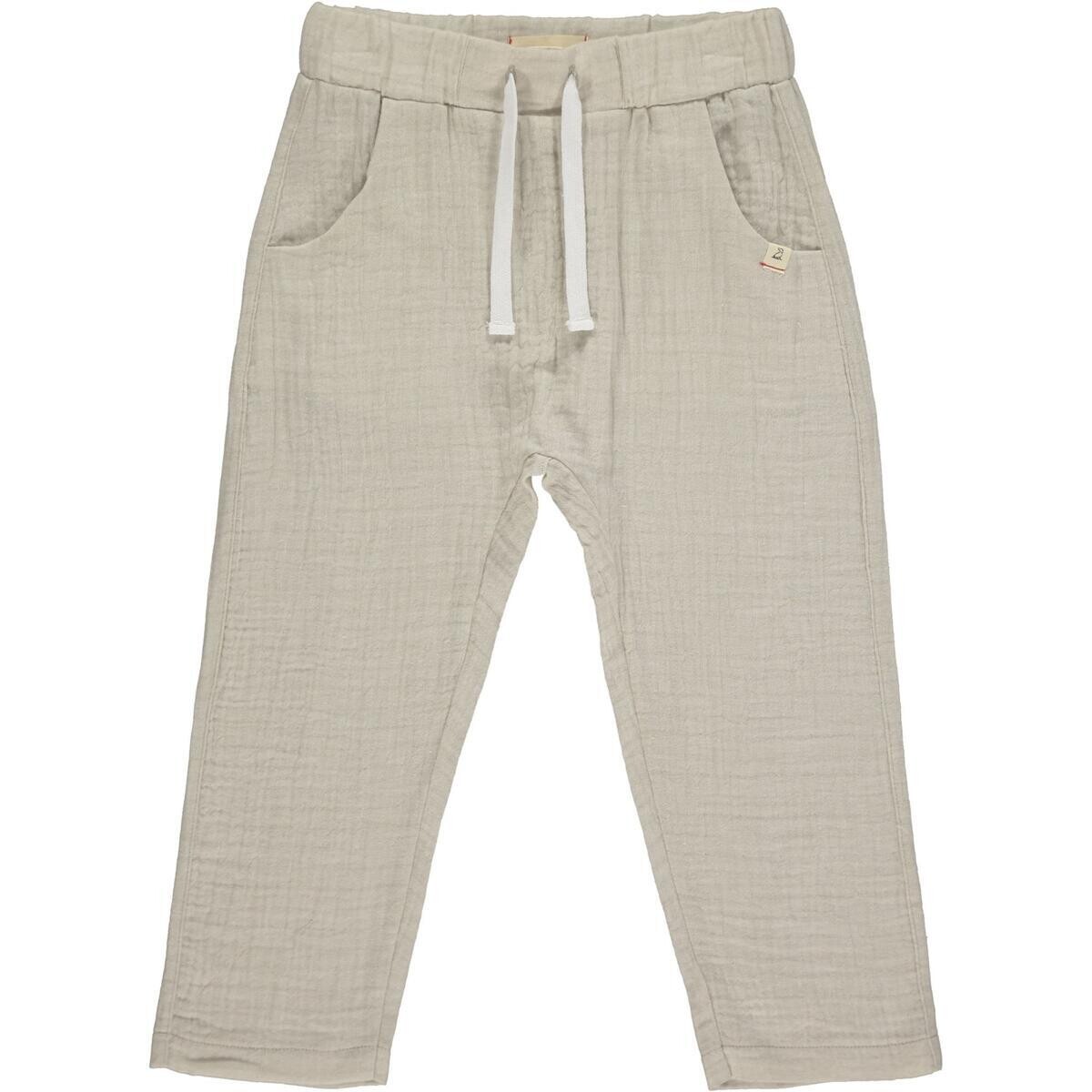 Me &amp; Henry Boys Bosun Beige Gauze Pants 892d*