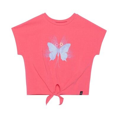 Deux Par Deux Girls Pink Lemonade Top K71*