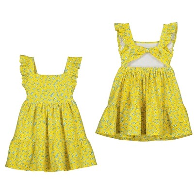 Mayoral Girls Mimosa Printed Dress 3942